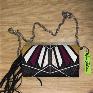 NWT Sam Edelman clutch w/detachable chain strap